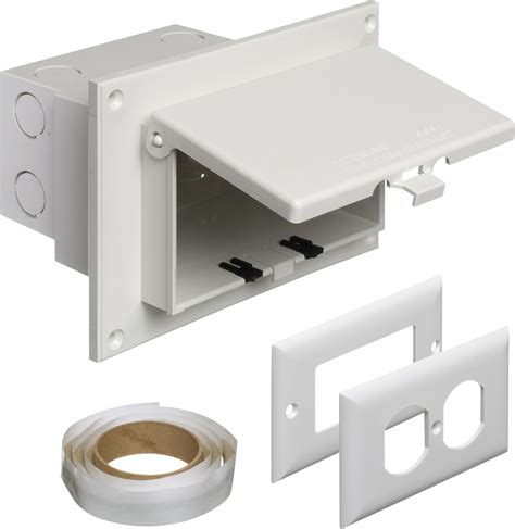 electrical siding box|recessed vinyl siding outlet box.